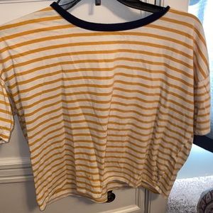 Stripped cropped top